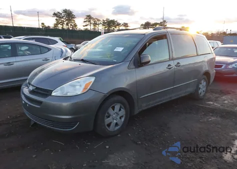 2005 Toyota Sienna Le из США, поврежденный, VIN 5TDZA23C35S339443